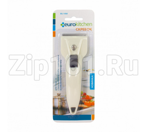 Скребок для чистки стеклокерамики, белый Eurokitchen RS-14W