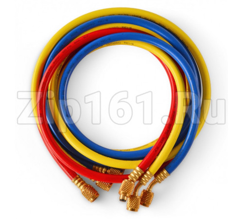 Набор шлангов 3шт 180см 500PSI (R12, R22, R502) DSZH CT-372RYB