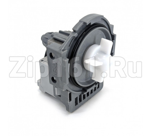 Насос Hanyu 9011229 30W, круглый, 4 защелки, клеммы назад ПММ Gorenje Hansa Midea 674000600154