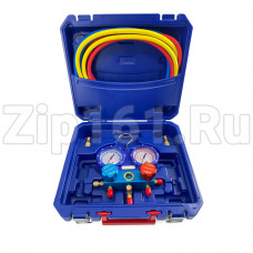 Манометрический коллектор в кейсе R22/404/407/410 1.8м стекло DSZH WK-P7202S 2хAD89