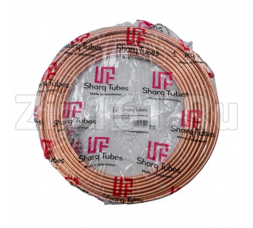 Медная труба 1/4 0,51мм Sharq Tubes бухта 15м Гост