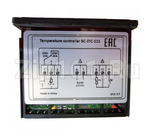 Программируемый контроллер 1 датчик 220V Becool BC-ITC-111