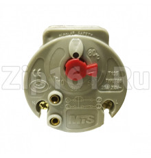 Термостат для водонагревателя MTS, 20A, 250V, 80°C L-270mm красный флажок