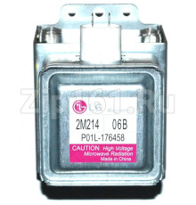 Магнетрон LG 2M214-06B 700W 4 пластины 6 отверстия разъем перпендикулярно