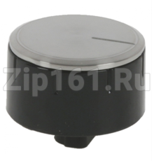 Ручка конфорки газовой варочной панели, чёрная/стальная Bosch 10007920