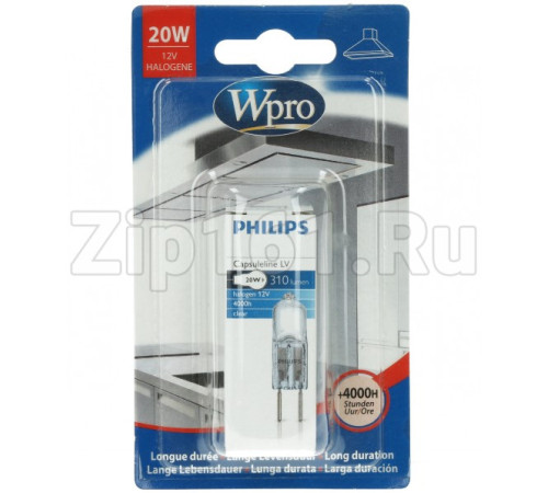 Лампочка галогеновая 12V 20w Whirlpool C00375452