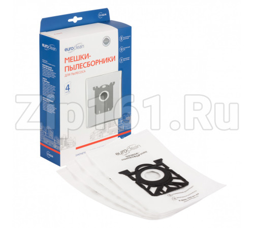 Мешок-пылесборник Euroclean для Electrolux E-02/4, 4 шт