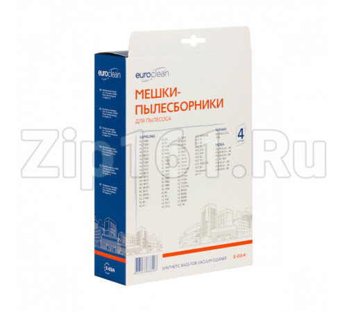 Мешки пылесборники, 4 шт для пылесоса Samsung E-03/4