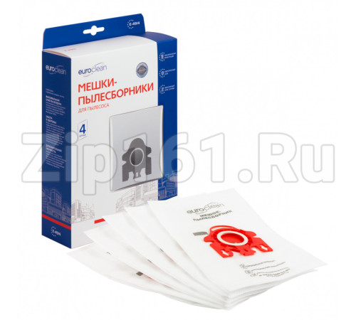 Мешки пылесборники, 4 шт Euroclean для пылесоса Miele E-49/4