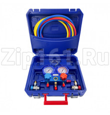 Манометрический коллектор в кейсе R134a 1.5м стекло DSZH WK-P6001S QC19H/19L