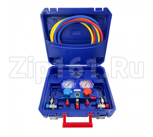 Манометрический коллектор в кейсе R134a 1.5м стекло DSZH WK-P6001S QC19H/19L