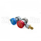 Манометрический коллектор в кейсе R134a 1.5м стекло DSZH WK-P6001S QC19H/19L