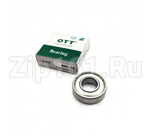 Подшипник 6001 ZZ OTT 12x28x8мм