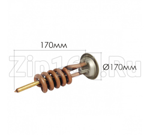ТЭН для водонагревателя THERMEX 2000W 220V, D-64мм, Н-170мм