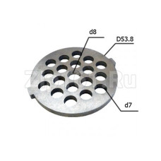Решетка мясорубки Panasonic 4mm D=54mm Решетка мясорубки Panasonic 4mm D=54mm