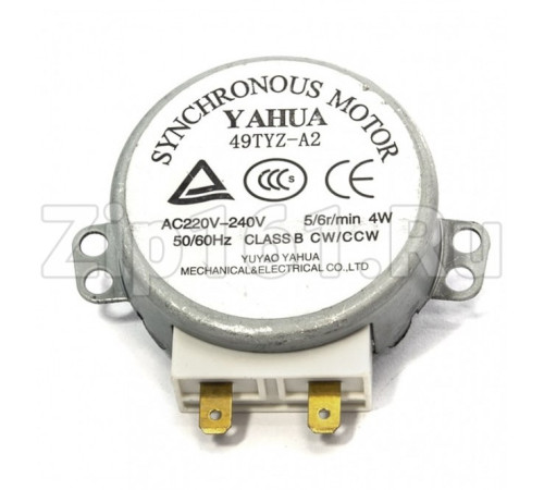 Мотор вращения тарелки СВЧ 49TYZ-A2 220/240V 50/60Hz 4W 5/6rpm Beko 9197009002 Оригинал
