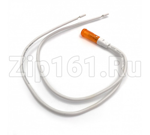Световой индикатор 220V оранжевый D=6мм с проводами Lavazza EL3100 EL3200 10088057