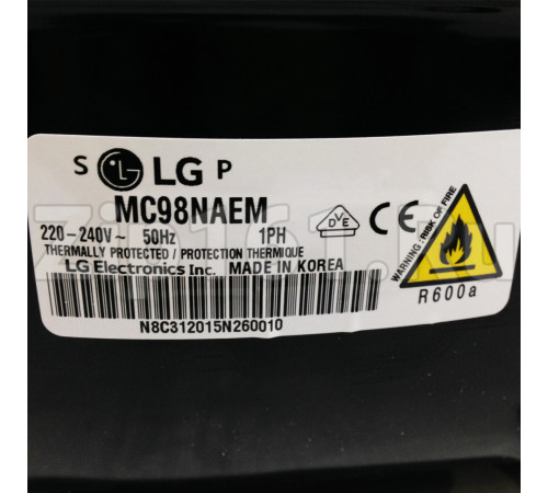 Компрессор линейный для холодильника LG TCA32803801 MC98NAEM