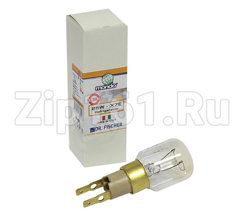Лампочка для холодильника 25w 220-240V аналог Whirlpool 484000000979
