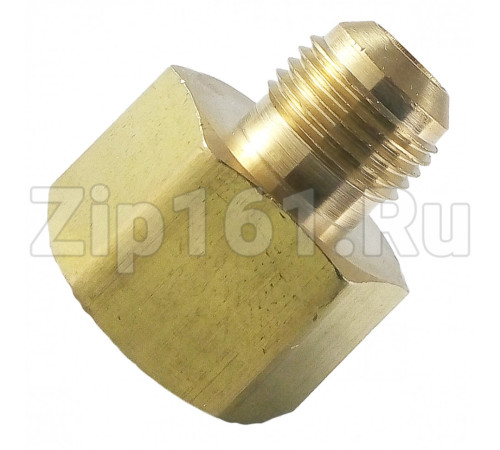 Штуцер переходной DJ - M 3/8 - (F 1/2 - трубная резьба) без конуса