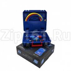 Манометрический коллектор в кейсе DSZH WK-P6002S (80мм,R22,404,134,410) со шлангами