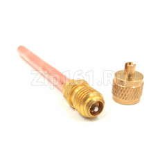 Клапан Шредера 1/4 L=100мм (0.5мм) Клапан Шредера 1/4 L=100мм (0.5мм)