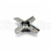 Нож мясорубки Philips 420306564080, Bosch 00020468 B-45mm (9x9), H-9.5мм MM01W02