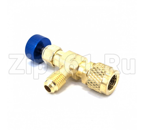 Запорный вентиль-переходник 1/4-1/4 FavorCool Blue (HC-1222)