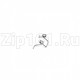 Ручка люка в сборе Indesit Ariston C00287223 ХРОМ Оригинал
