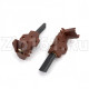 Щетки в корпусе 5x12.5x32 комплект 2шт WHIRLPOOL 482000023015 INDESIT C00196539 упаковка SKV