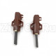 Щетки в корпусе 5x12.5x32 комплект 2шт WHIRLPOOL 482000023015 INDESIT C00196539 упаковка SKV