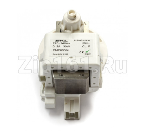 Насос слива Miele 30w (на защелк.4шт клеммы вместе) 6239560 8760859 3788832
