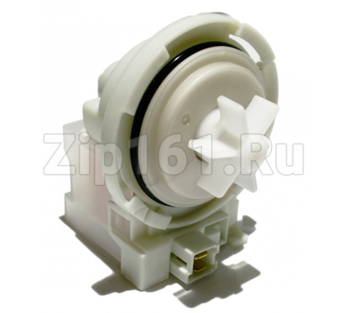 Сливной насос Copreci EBS111093 30W без улитки, 4 защелки по кругу, фишка вперед Bosch 00215914