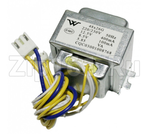 Трансформатор кондиционера 48x26G 220/230V 50Hz 12.5v-400mA 8.5V-100mA 5.85-VA