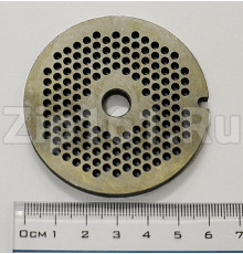 Решетка мясорубки Zelmer, 632538 Cameron, Kenwood, Vitek ZL006, 3мм мелк. D=62мм