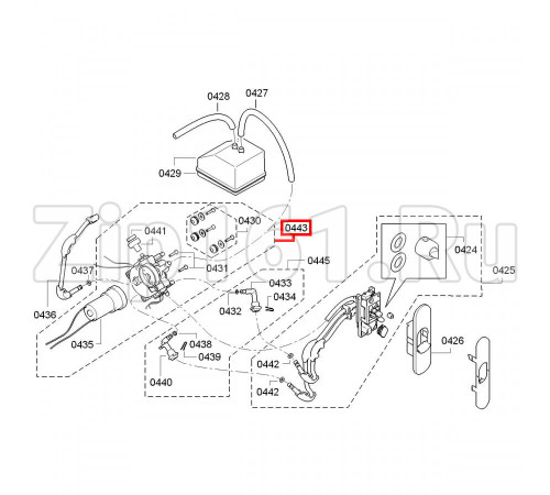 Клапан керамический кофемашины Bosch 00654842