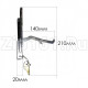 Петля двери духовки Indesit C00090841