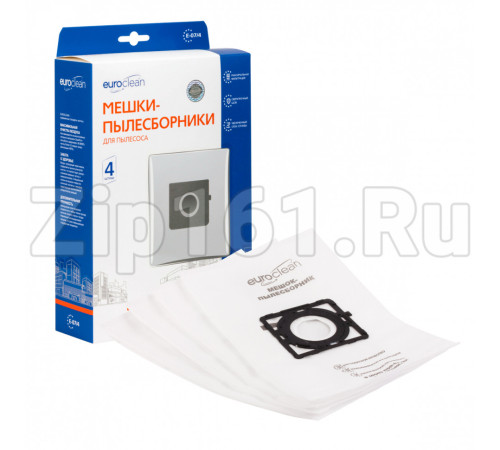 Мешки пылесборники, 4 шт Euroclean для пылесоса E-07/4