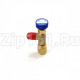 Вентиль сервисный 1/4M x 1/4F LTV-1223 синий